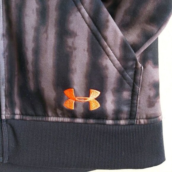 Under Armour Zip Up Hoodie Brown Coral XS - Picture 3 of 8